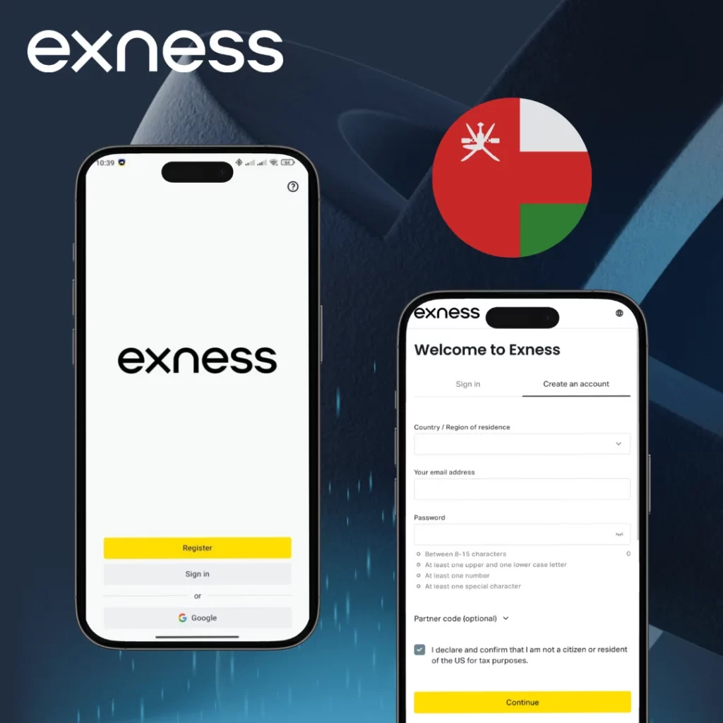 How to Register a Trading Account on the Exness App in Oman