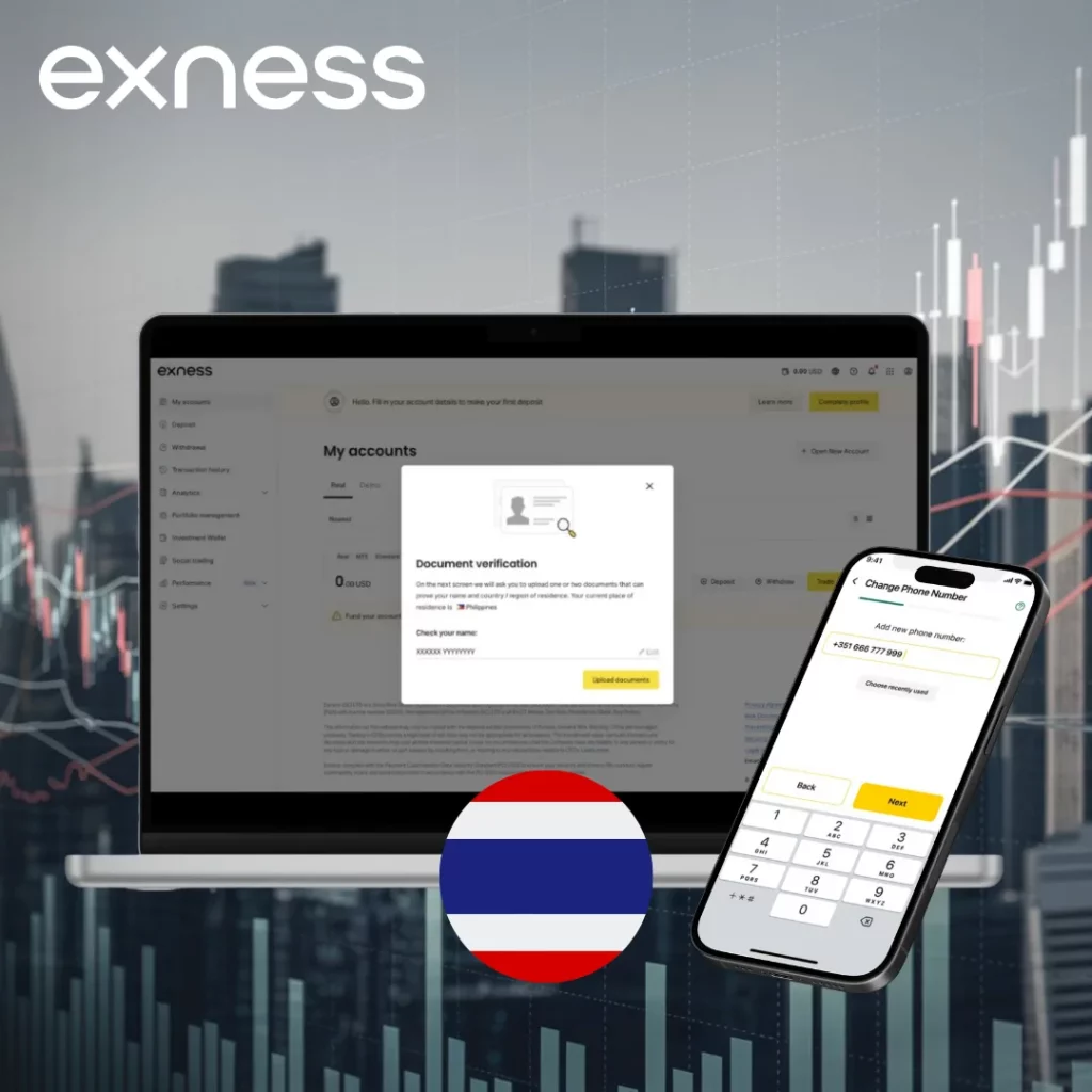 verify your Exness account in Thailand