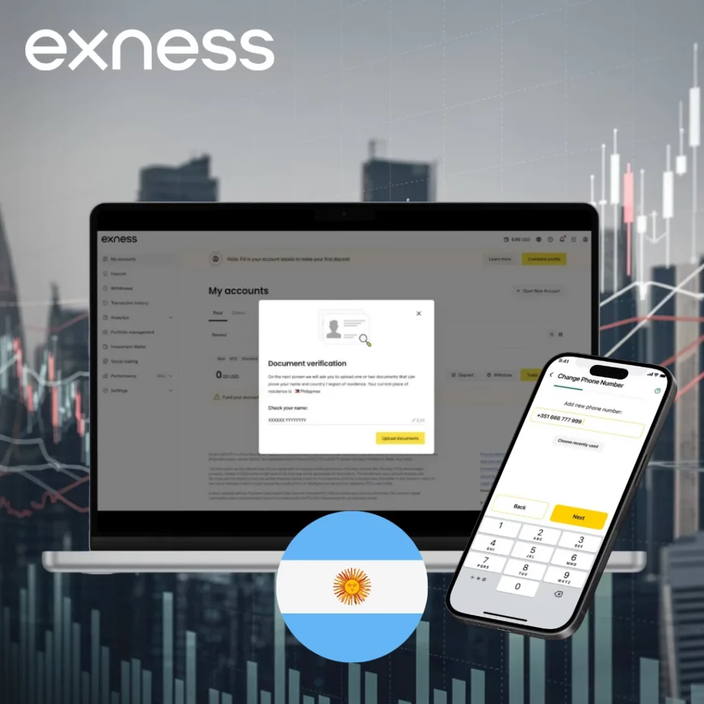 Exness account verification in Argentina